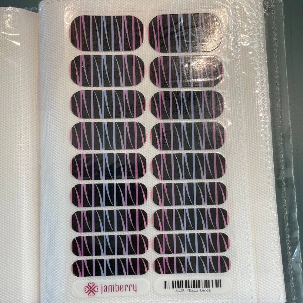 Jamberry Full Sheet Ribbon Dance